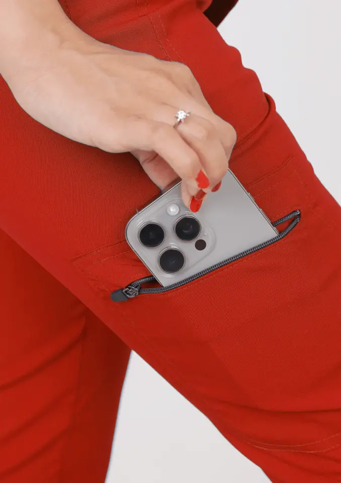 Safir Pantolon 3XS-32 - Kırmızı