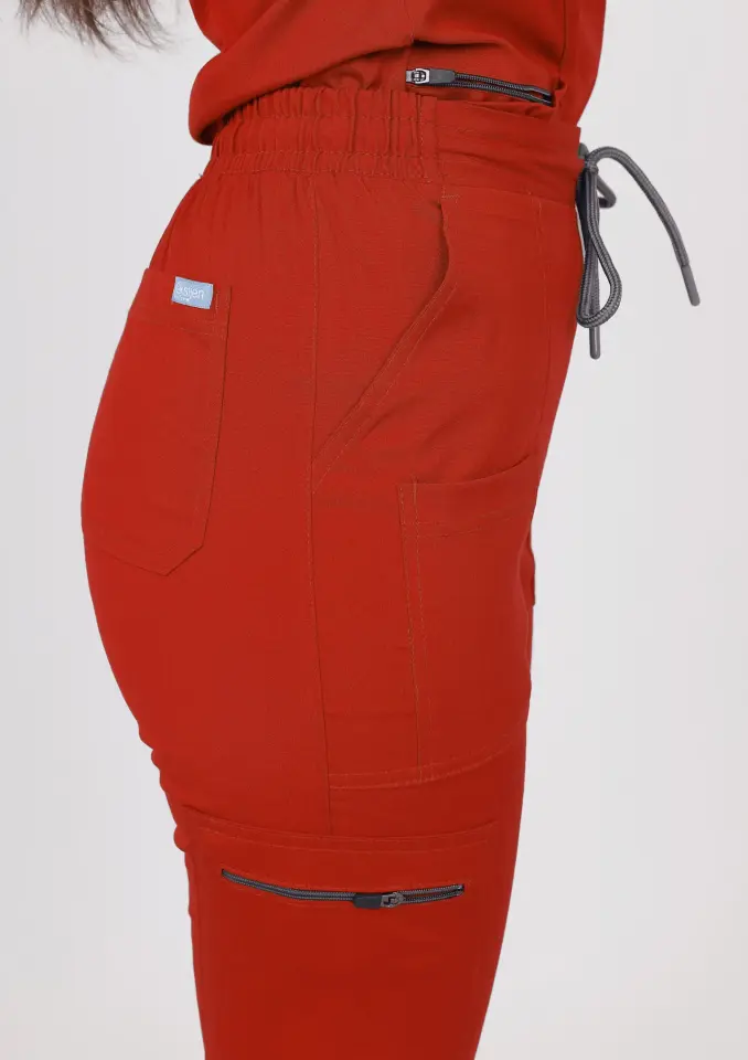 Safir Pantolon XXS-34 - Kırmızı