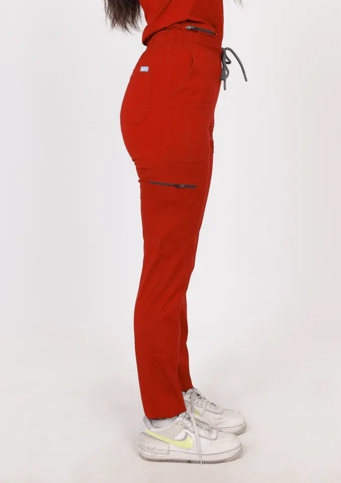 Safir Pantolon XXL-46 - Kırmızı