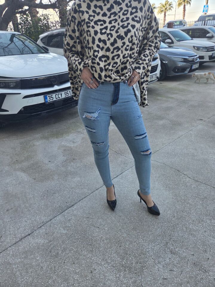 Power Fit Yüksek Bel Skinny Jean