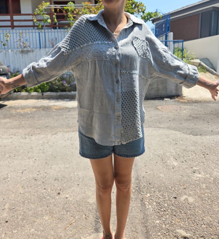 Her Mevsime Uyumlu, Şık ve Rahat: Keten & Dantel Gömlek