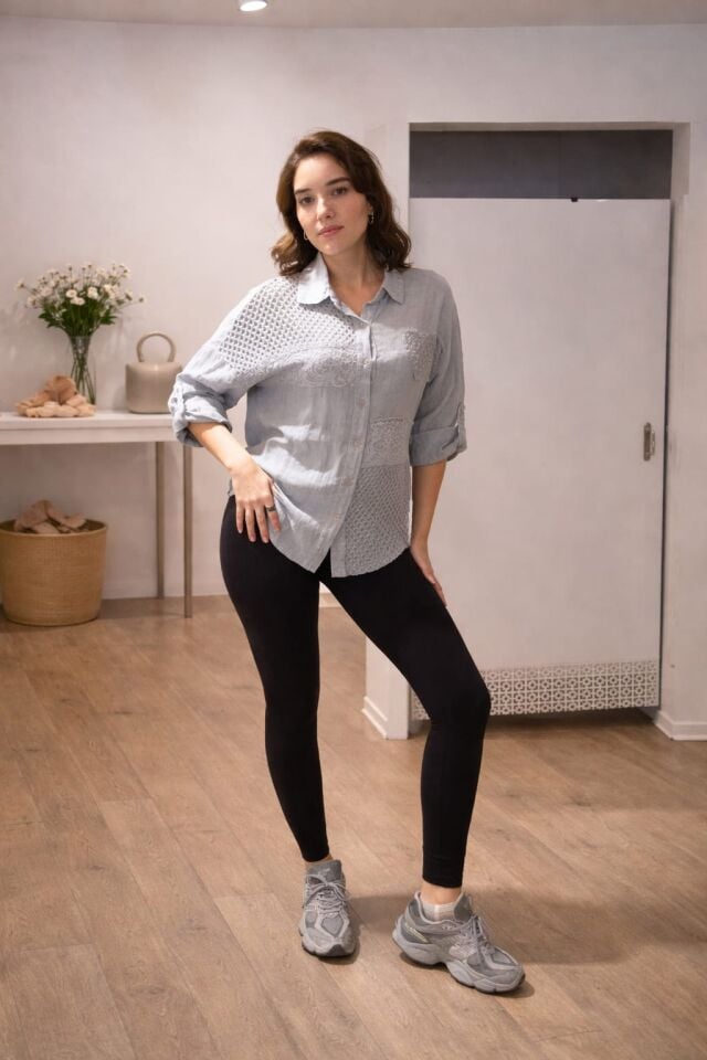 Her Mevsime Uyumlu, Şık ve Rahat: Keten & Dantel Gömlek