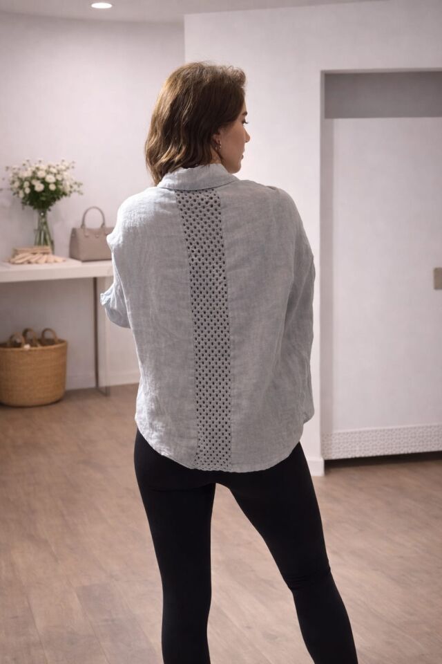 Her Mevsime Uyumlu, Şık ve Rahat: Keten & Dantel Gömlek