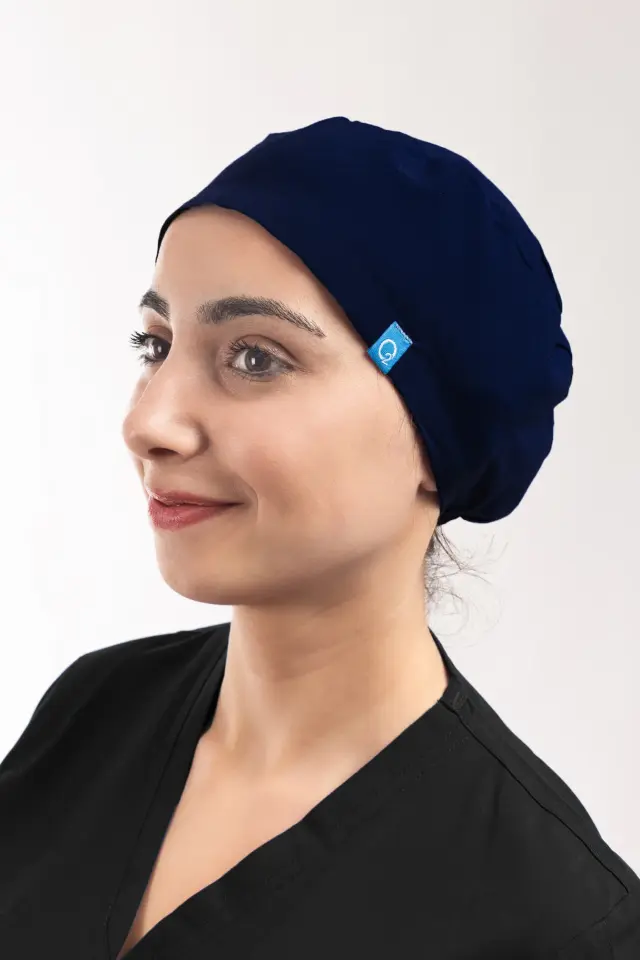 Likralı Cerrahi Bone Lacivert