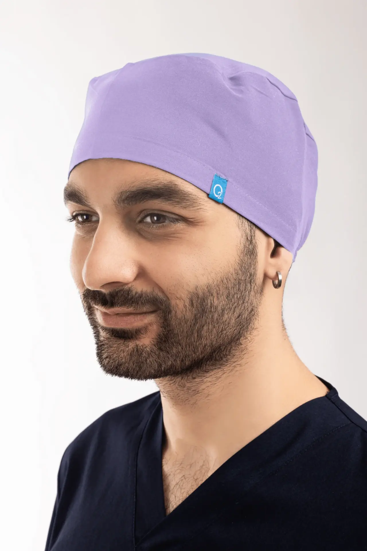 Likralı Cerrahi Bone Lila