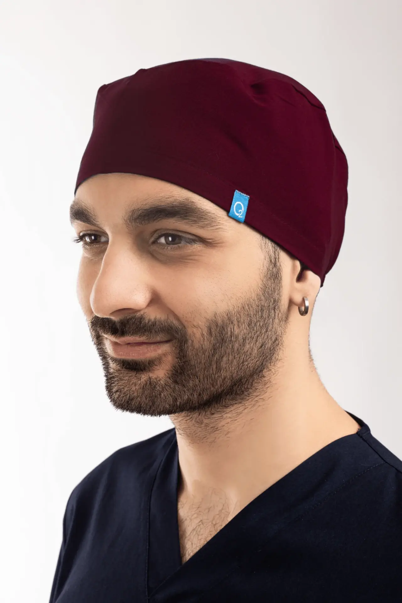 Likralı Cerrahi Bone Bordo