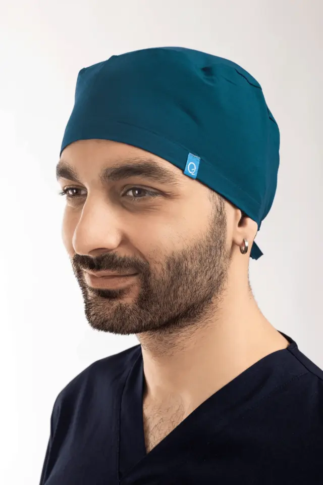 Likralı Cerrahi Bone İndigo