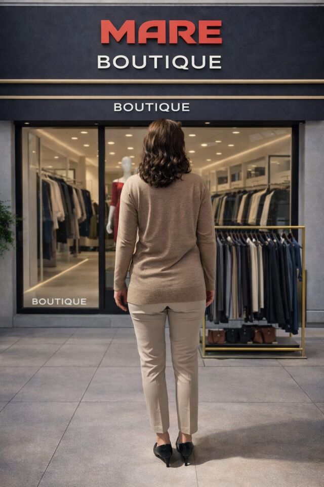 V Yaka İnce Triko Kazak