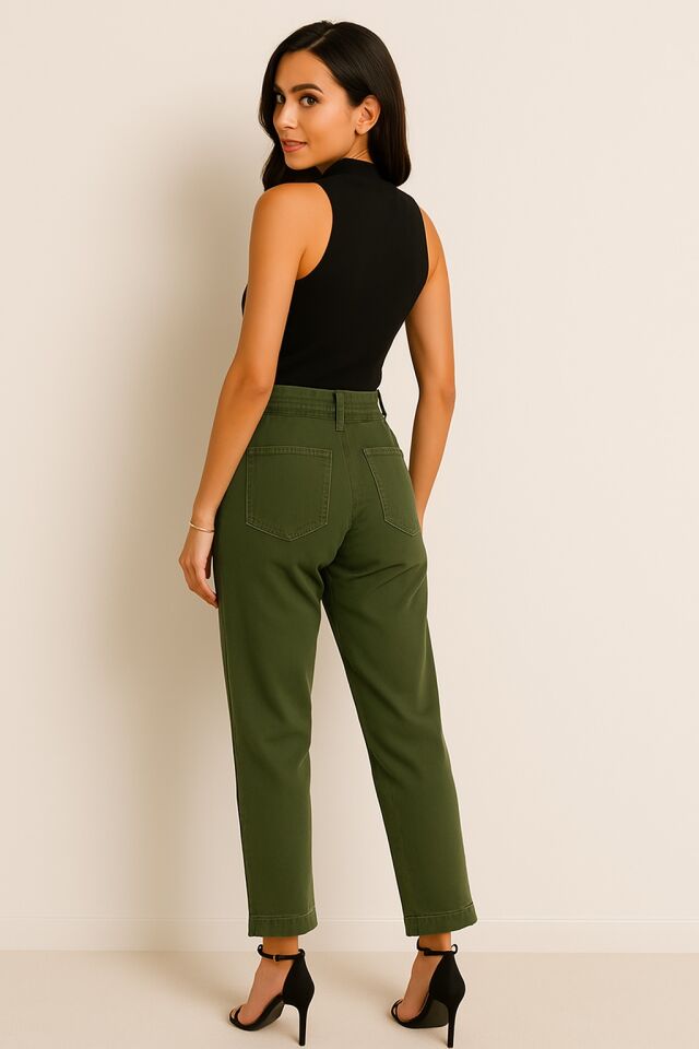 %100 Pamuk Likralı Pantolon