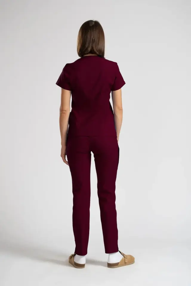 Citrine Pantolon XS-36 - Bordo
