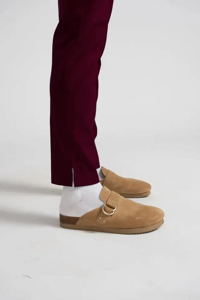 Citrine Pantolon S-38 - Bordo