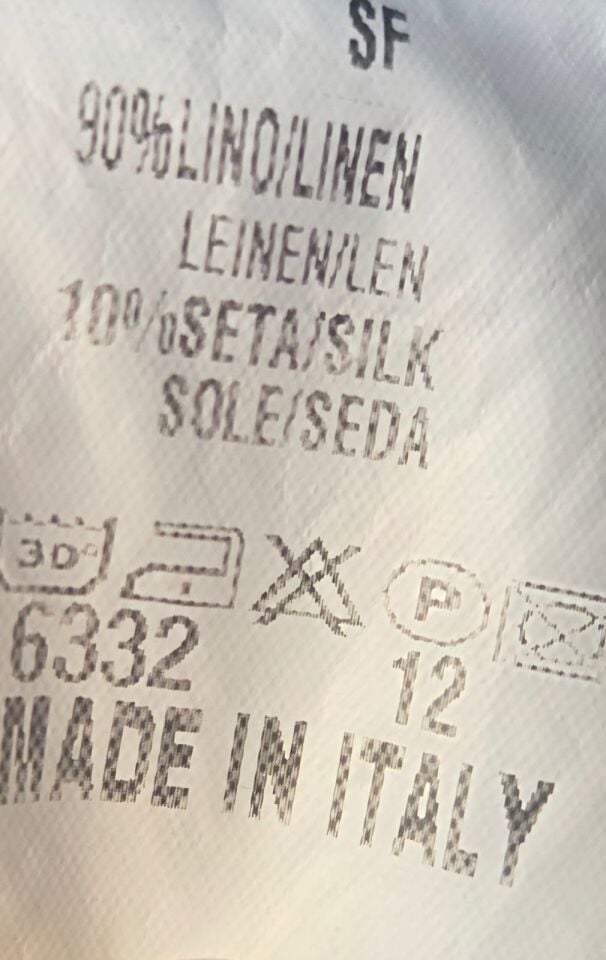 Volan Detaylı Gri Keten İkili Takım