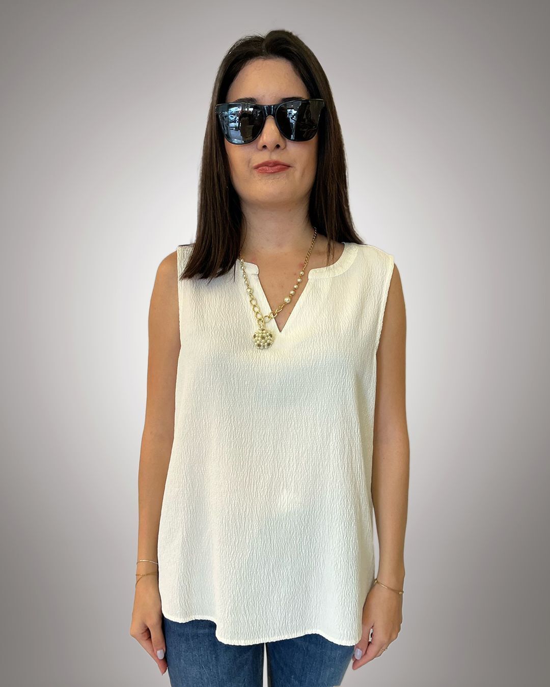 V Yaka Şık VeRahat Bluz (Standart Beden)