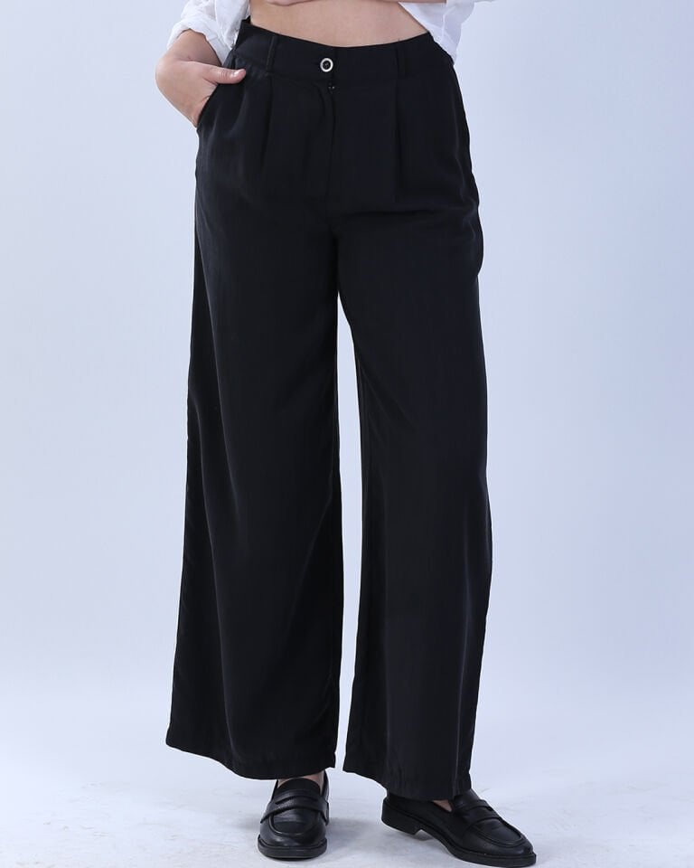 Her Tarza Uygun Siyah Palazzo Pantolon