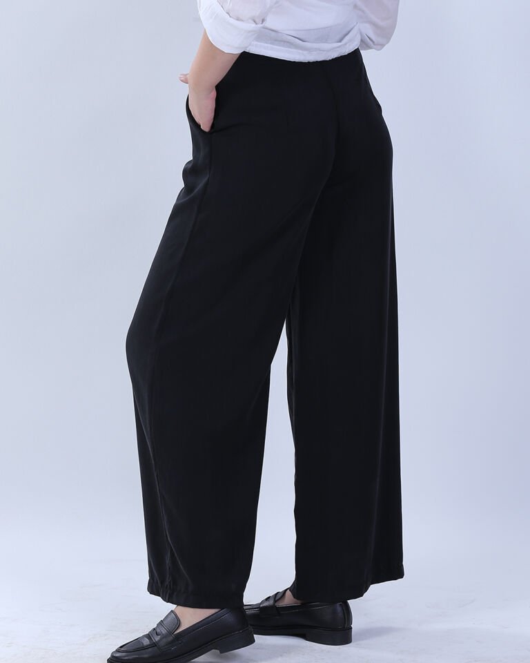 Her Tarza Uygun Siyah Palazzo Pantolon