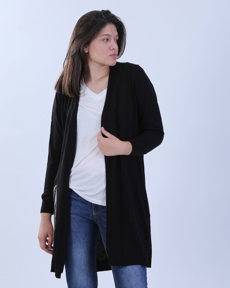 Özel Tasarım Keçe İşlemeli Uzun Hırka