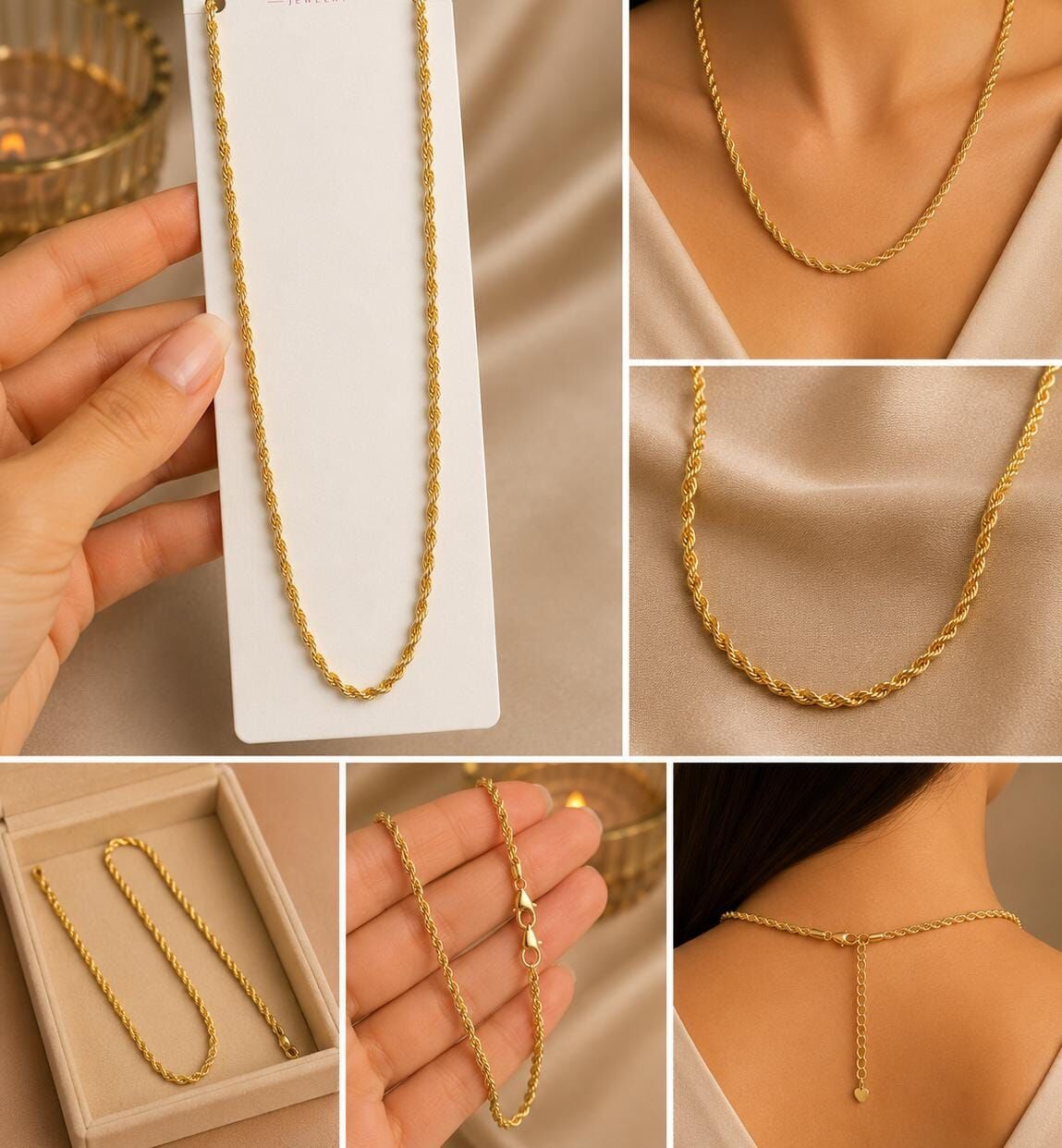 14K Gold Burgu Zincir Kolye