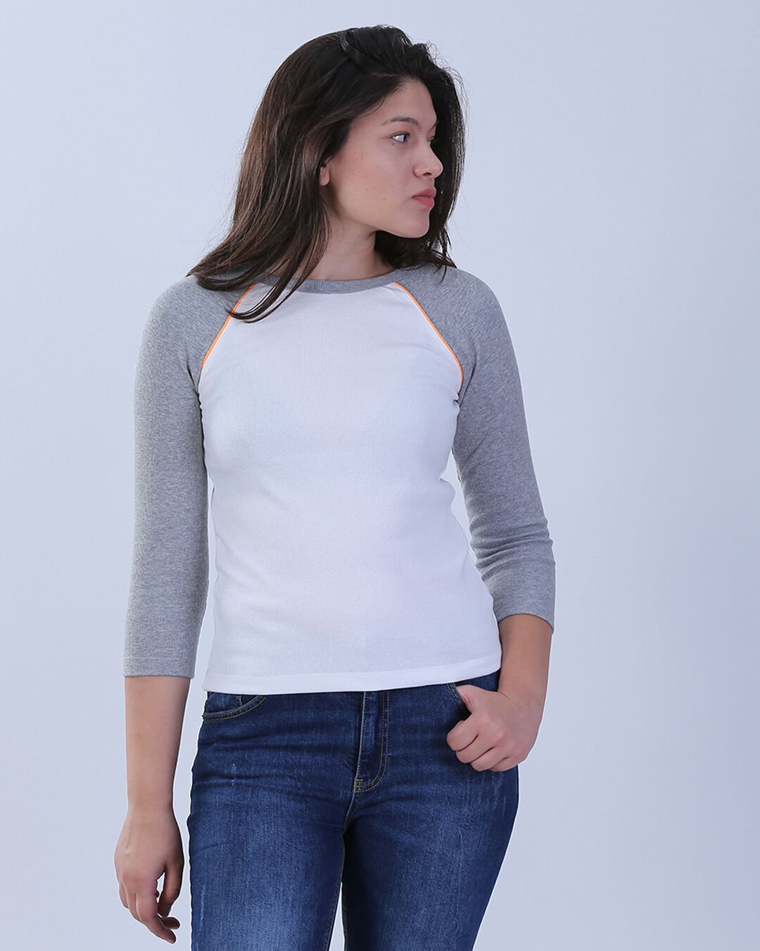 Reglan Kol Tshirt M - Gri