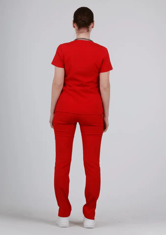 Lyna Pantolon XS-36 - Kırmızı