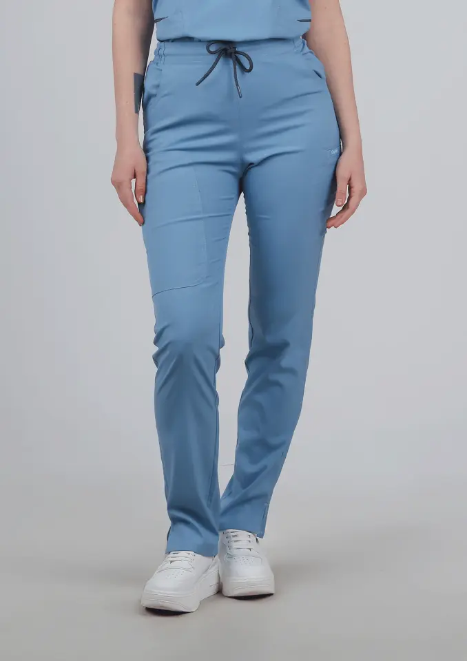 Lyna Pantolon S-38 - Gökyüzü Mavisi